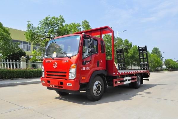 這款國六挖機平板運輸車很火，關注沒？